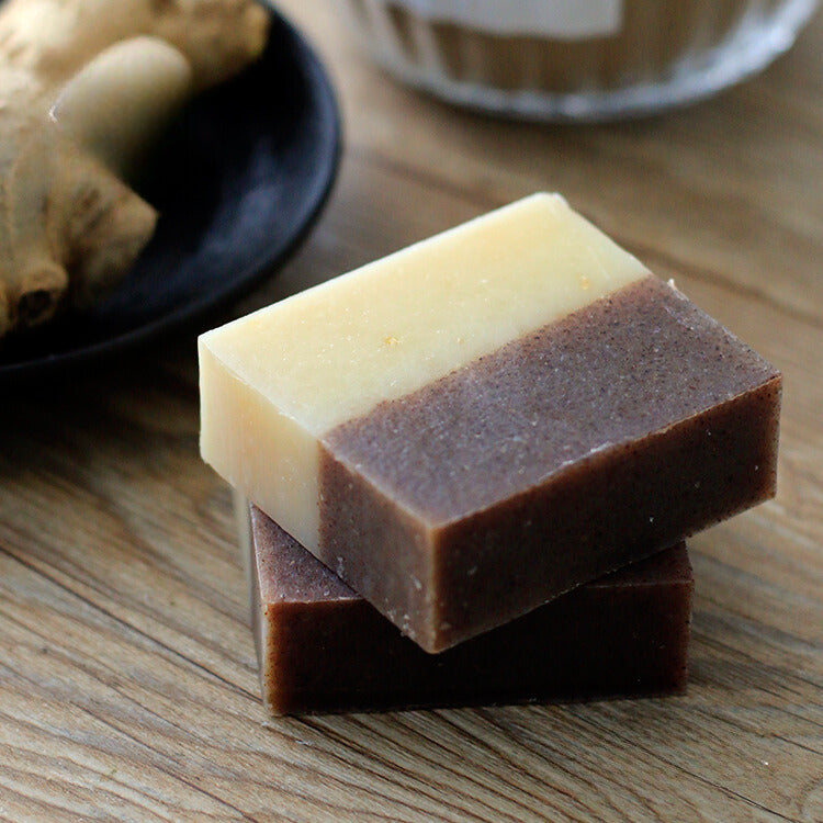 Herbal Polygonum multiflorum Ginger Cold Process Shampoo Soap