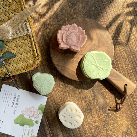 Herbal Summer Lotus and Lotus Root Facial Soap