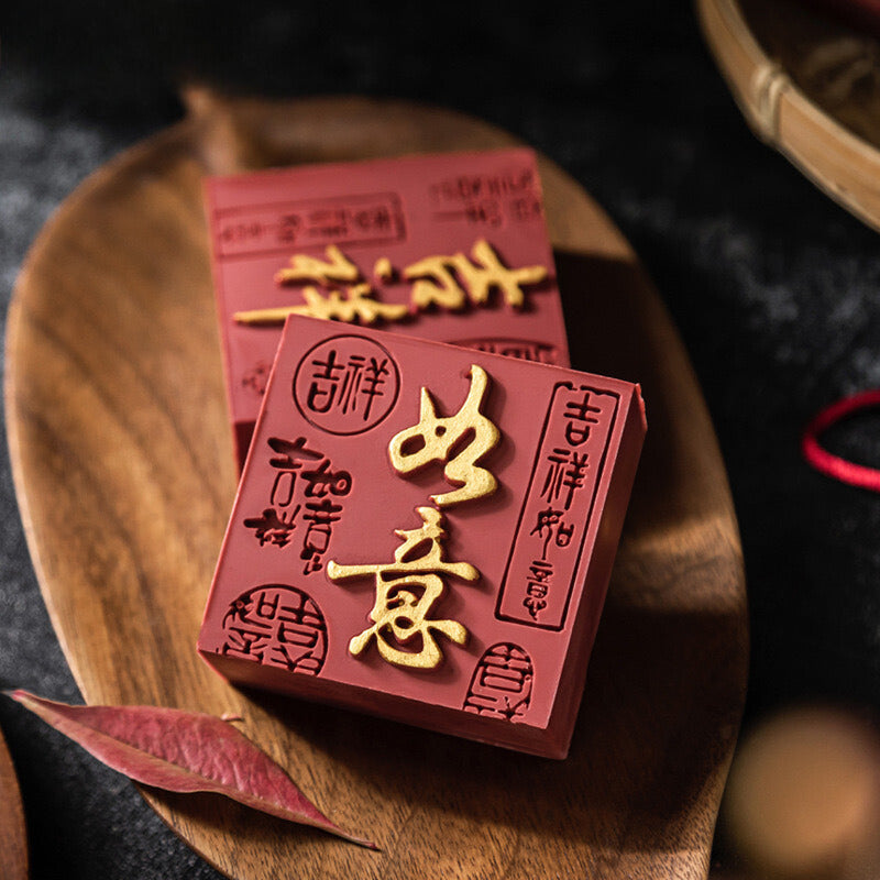 Gift Soap with Auspicious Themes Handmade Cold Process Soap