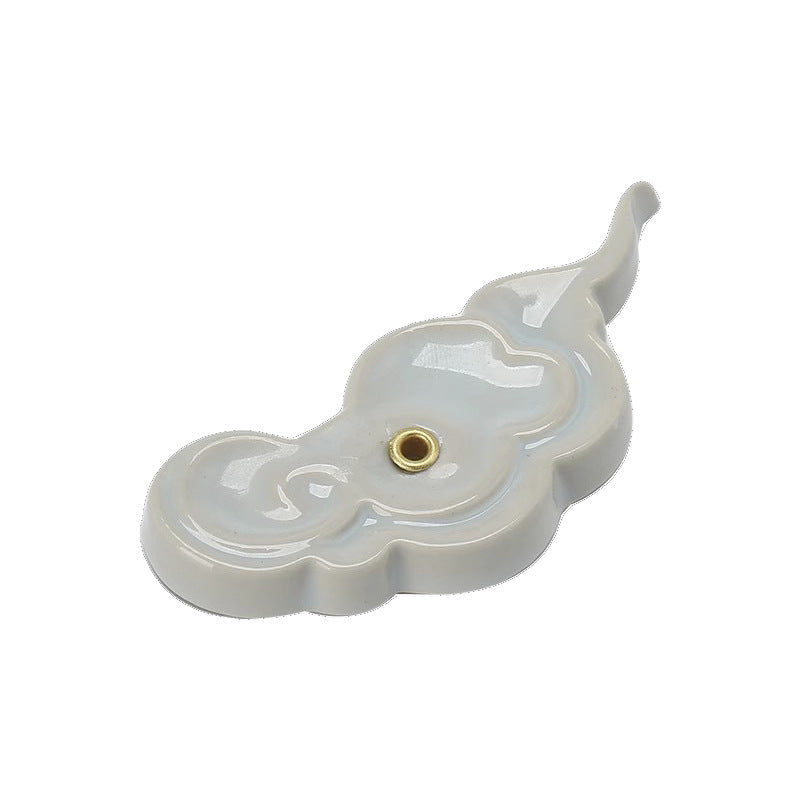 Cloud Mini Incense Holder Chinese Zen Ceramic Incense Tray